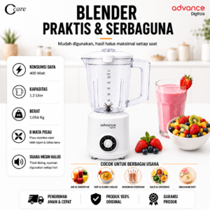CCARE BLENDER ADVANCE DIGITALS – BLENDER PRAKTIS & SERBAGUNA PREMIUM