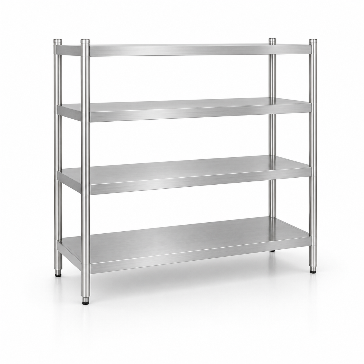 CCARE RAK STAINLESS MULTILAYER SOLID 4 TINGKAT – COMMERCIAL STORAGE RACK PREMIUM - Gambar 4