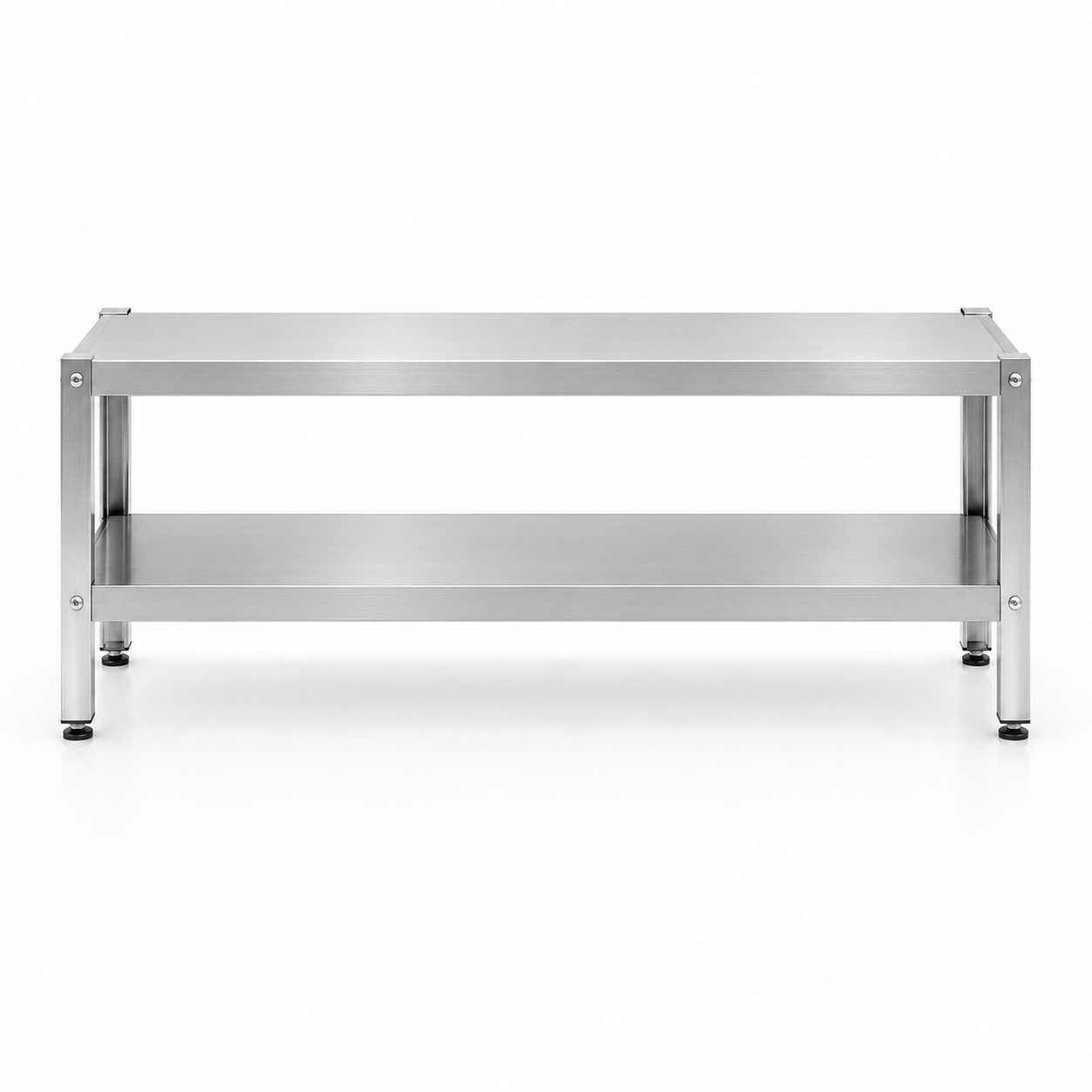 CCARE MEJA RAK STAINLESS 2 TINGKAT – COMMERCIAL WORK TABLE PREMIUM - Gambar 4